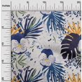 thumbnail image 2 of oneOone Viscose Chiffon Blue Fabric Tropical Sewing Craft Projects Fabric Prints By Yard 42 Inch Wide, 2 of 5