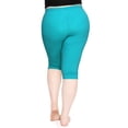 thumbnail image 3 of Stretch Is Comfort Women's Plus Size Knee Length Leggings| Adult X-Large - 7x, 3 of 5