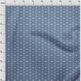 thumbnail image 4 of oneOone Velvet Teal Blue Fabric Asian Block Craft Projects Decor Fabric Printed By The Yard 58 Inch Wide, 4 of 4