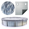 thumbnail image 1 of Swimline Hydrotools Silver King Winter Pool Cover for 33 Ft Above Ground Round Pools, 1 of 7