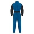 thumbnail image 4 of LiiYii Mens Long Sleeve Coverall Coverall With Zipper Pockets Fireman Mechanic Racing Uniform Navy Blue XL, 4 of 5