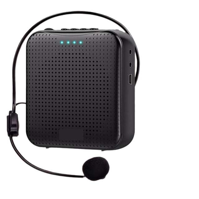 Voice Amplifier 5W 2200mAh Multifunctional Portable Voice Speakers With Microphone For Teacher Tour Guide Speech Meeting ,No Screeching Distortion