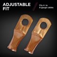 thumbnail image 3 of Schumacher Electric 1/4 Inch Cable Lugs, 100 Percent Copper, BAF-4L1, 3 of 6