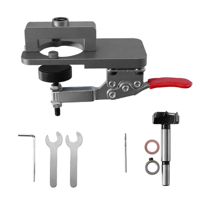 GROWTH TANK 35mm Concealed Door Hinge Jig Adjustable for Door Cabinet Hinge Installation