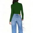 thumbnail image 4 of Ailaofu Chandail à Col Roulé pour Femmes Manches Longues Décontracté Automne Hiver chandail Tricoté, 4 of 6