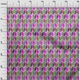 thumbnail image 3 of oneOone Rayon Pink Fabric Geometric Sewing Craft Projects Fabric Prints By Yard 56 Inch Wide, 3 of 4
