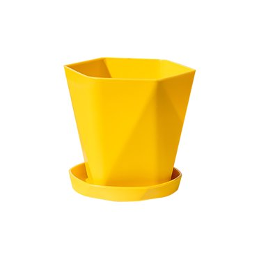 RXIRUCGD Balcony Household Plastic Flower Pot Resin Nordic Thicken Large Flower Pot 2PC