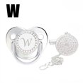 thumbnail image 4 of XZNGL Baby Pacifier 26 Letter Name Initial Clip Silicone Infant Nipple Bling Newborn Pacifier, 4 of 9