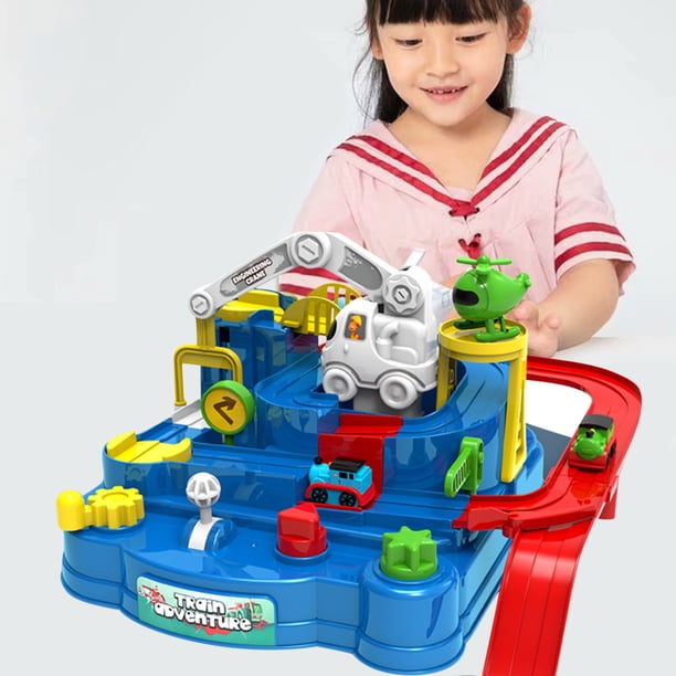 XZNGL Race Car Tracks for Boys Kids Gift Train Track Toy
