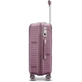 thumbnail image 3 of TRAVLR Valise 28 Pouces Légère Durable 100 % PP Rigide Extensible, Chariot en Aluminium, Roues Doubles Pivotantes Silencieuses, Cadenas TSA - Rose, 3 of 9