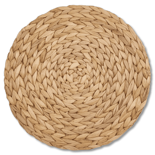 Bouclair Natural Water Hyacinth Round Placemat
