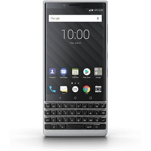 BlackBerry KEY2 (BBF100-2) 64GB QWERTY Smartphone Argent Edition Rénovés
