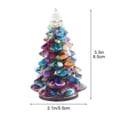 thumbnail image 3 of Arbre de Noël en Résine Décoration Mini Maison Ornements de Table de Noël, 3 of 6