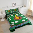 thumbnail image 4 of Erosebridal Nature Adventure Comforter Sets Queen Size, Rustic Camper Comforters & Duvets, Wood Plant Decor, Reversible 3-Piece, 4 of 7