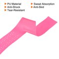 thumbnail image 4 of Unique Bargains 43.3' Non-Slip PU Tennis Racket Overgrip Tape Wraps with Hole Pink 6 Pack, 4 of 7