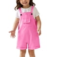 thumbnail image 1 of Rhuody Combinaison une-Pièce à Col Ras du Cou pour Filles Sans Manches Short Uni Salopette pour Enfants Tenue Mode Rose 11-12 Ans, 1 of 4