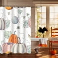 thumbnail image 1 of Thickened Waterproof Shower Curtain 70x70 inch Polyester Fabric with Reinforced Metal Grommets 13-Piece Set Including Hooks | Mold Resistant Bathroom Partition for Hotel Home Use, 1 of 6