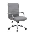 thumbnail image 1 of Boss Office Modern Executive Conference Chair in Grey, 1 of 6