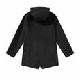 thumbnail image 4 of Birdeem Womens Solid Color Outdoor Hooded Length Windbreaker Jacket, 4 of 9
