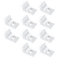 thumbnail image 4 of 10pcs Zinc Alloy Corner Braces Right Angle Glass Support Pegs with Suction Cup, 4 of 7
