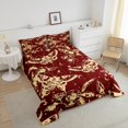 thumbnail image 3 of Erosebridal Gothic Moth Bedding Toddler Comforter Set, Hippie Botanical Down Comforter, Mandala Style Decor, Reversible 2pcs, 3 of 8