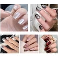thumbnail image 3 of 24-Piece Cat Eye False Nails Set Reusable Press-On with Elegant Shimmer Design, 3 of 7