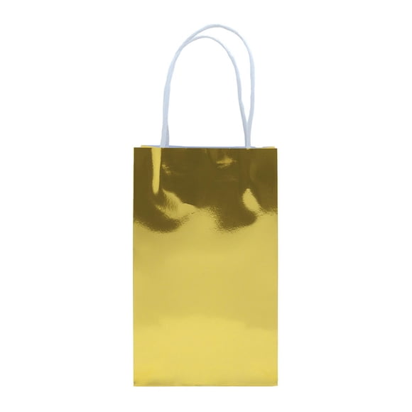 10pk gold paper bag