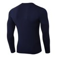 thumbnail image 2 of T-shirt à Manches Longues de Course Athlétique de Compression pour Hommes, 2 of 5