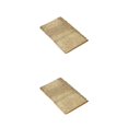 thumbnail image 4 of Youkk Polyester Chenille Bath Mat - Strong Water Absorption Exquisite Crafted Soft Texture No Shedding Camel 40cm*60cm 2Set, 4 of 6