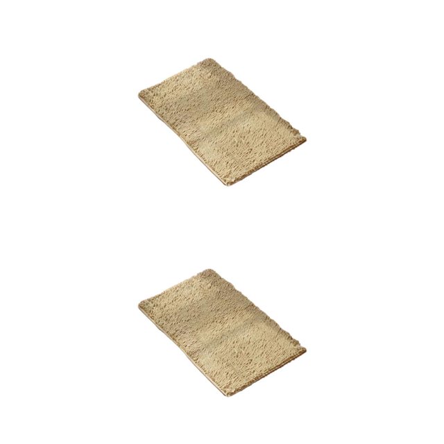 Baohd Water Absorbent Floor Mat - Exquisite Crafted Anti-slid Bottom Safe Strong Water Absorption Camel 40cm*60cm 2Set