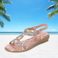 thumbnail image 2 of Kcodviy Sandales pour Femmes Chaussures Compensées Espadrilles Sandales pour Femmes Sandales à Bride à Boucle Sandales d'Été pour Femmes Sandales à Plateforme Sandales de Plage Chaussures pour Talons Hauts Sandales pour Femmes, 2 of 5