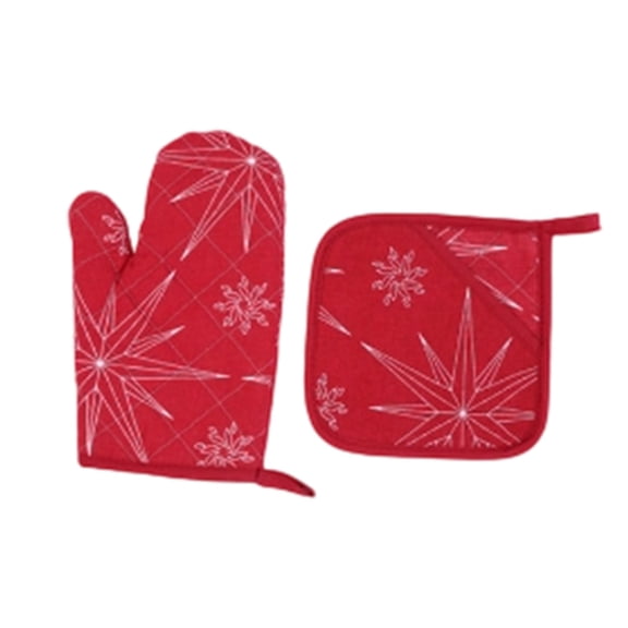 Holiday Kitchen Oven Set for Festive Baking and Cooking Protective Heat Accessories for Family Chefs