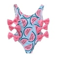thumbnail image 1 of Maillots de Bain une Pièce Roses pour Bébés Filles, Bikini pour Adolescentes 12-18 Mois, 1 of 6