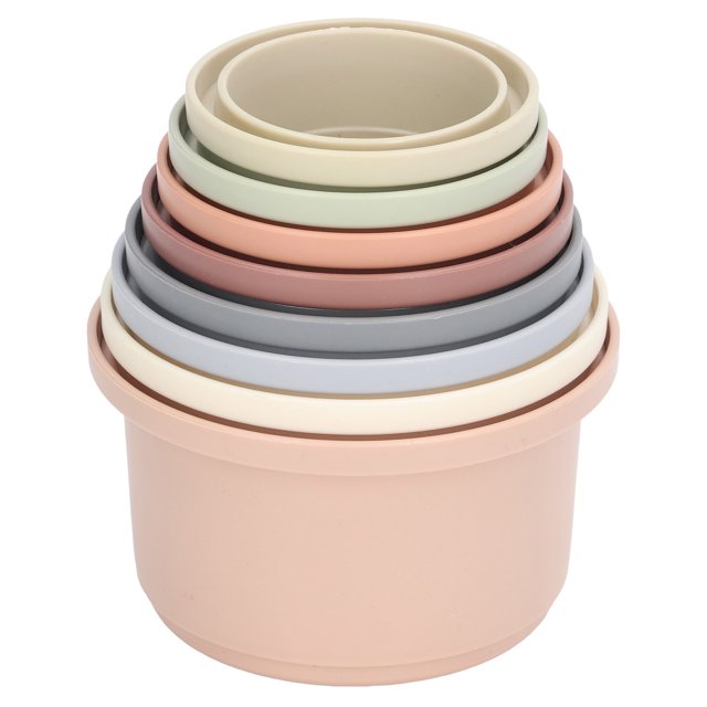 Tasses Empilables pour Bébé, Tasses Empilables au Design Moderne Légères et Portatives pour Jouets