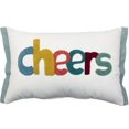 thumbnail image 1 of Holiday Time "Cheers" Decorative Throw Pillow, 1 of 1