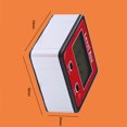 thumbnail image 2 of Protracteur Angle Horizontal Compteur Numérique Inclinomètre Boîte de Niveaux Électronique Base Magnétique Outils de Mesure Rouge, 2 of 6