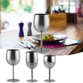 thumbnail image 1 of Vaidha Verre à Vin Rouge en Acier Inoxydable 304, Calice à une Seule Couche pour Restaurant, Verre à Vin en Acier Inoxydable., 1 of 2