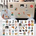 thumbnail image 2 of Moins de 5 Autocollants Autocollants d'Instruments de Musique Décorer Bagage Cahier Autocollants Bricolage Saison Scolaire, 2 of 9