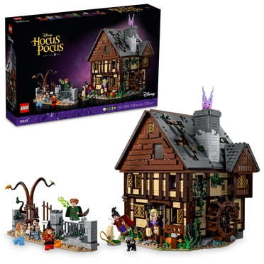 LEGO Ideas Disney Hocus Pocus: The Sanderson Sisters' Cottage Building Set, Gift Idea for Fans, 21341
