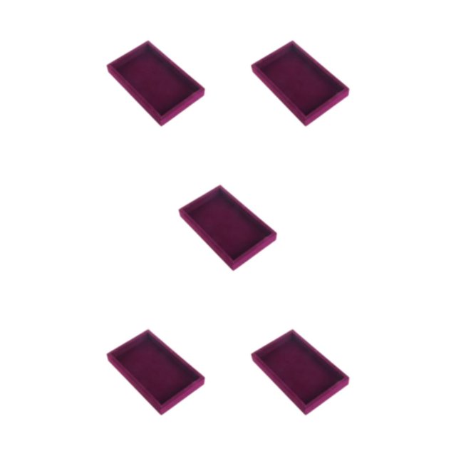 relayinert Bijoux avec Étui de Rangement Compact et Portable Voyage et Protection Efficace Quotidienne Violet 5Set