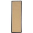 thumbnail image 1 of Athena Sisal & Black PU 2'6" x 8' Runner, 1 of 4