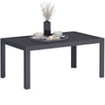 thumbnail image 1 of Outsunny Table Basse d'Extérieur, Table de Patio Rectangulaire, Cadre en Acier, Gris, 1 of 10