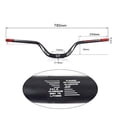 thumbnail image 4 of Decodeary Mountain Bike Handlebar 31.8mm 720/780mm Extra Long Riser Bar Aluminum Alloy, 4 of 9