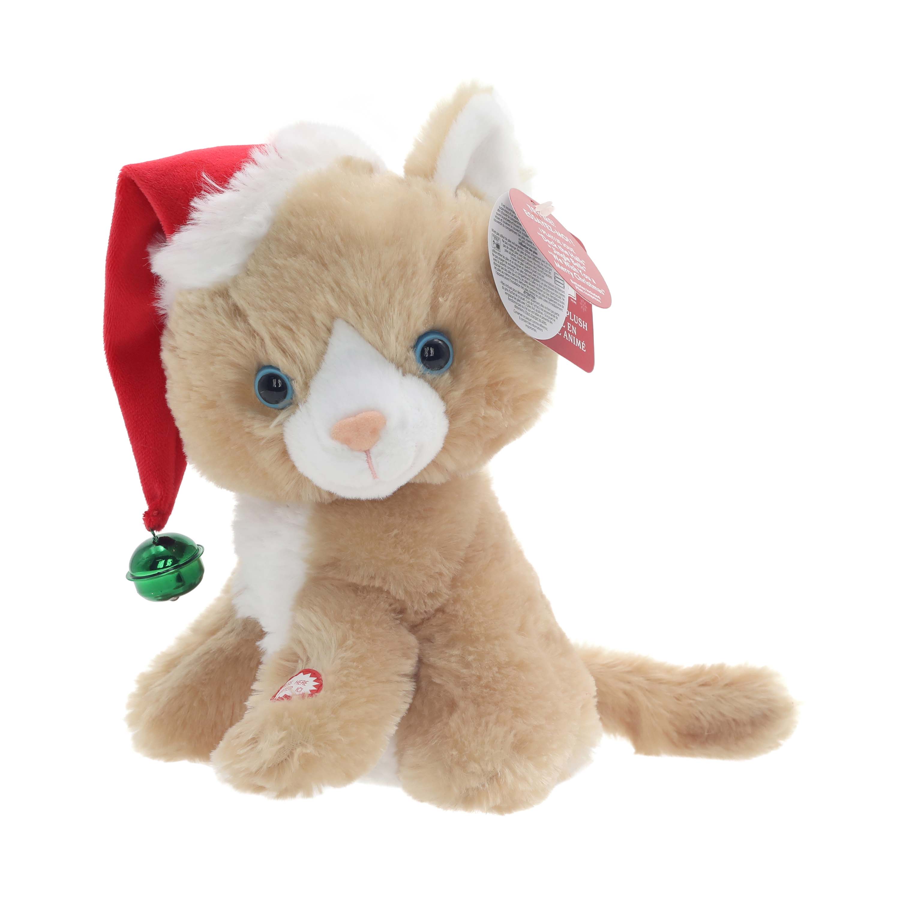 Holiday Time Animated Silly Wild Brown Cat