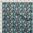 thumbnail image 5 of oneOone Polyester Spandex Brown Fabric Abstract Floral Craft Projects Decor Fabric Printed By The Yard 56 Inch Wide, 5 of 5