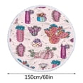 thumbnail image 2 of Yhmxh Serviette de Plage, Serviettes de Bain, Serviette de Plage Ronde en Microfibre Imprimée Super Légère Serviette de Bain Colorée Anti-Sable Couverture de Plage Tapis de Plage Serviette Multi-Usage pour Voyage Piscine, 2 of 5