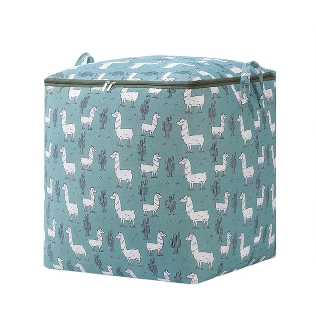 Yhmxh Closet Organizers and Storage 135L Largecapacity Storage Bag With Handle Largecapacity Storage Bag Foldable Storage Bucket For Quilt Blanket And Clothes Storage