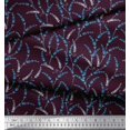 thumbnail image 3 of Soimoi Silk Fabric Lavender Floral Decor Fabric Printed Yard 42 Inch Wide, 3 of 3