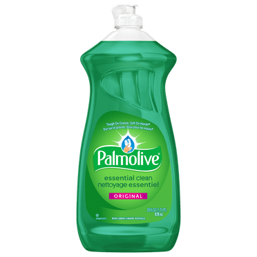 Savon à vaisselle liquide Palmolive Nettoyage Essentiel, 4 fois plus efficace contre la graisse et les taches, parfum Original, 828 ml