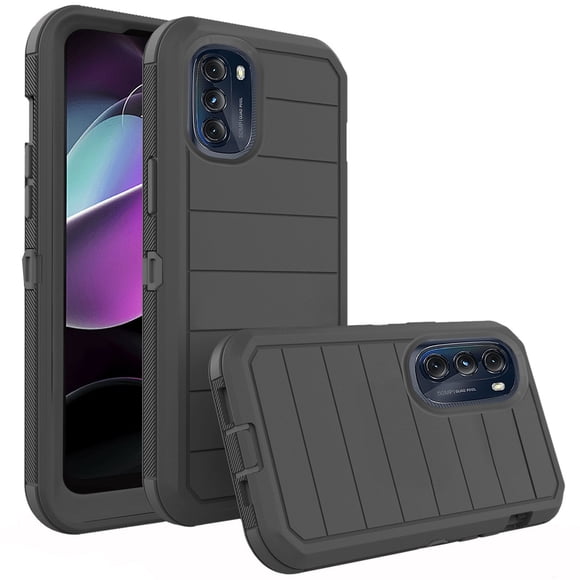 Asuwish Phone Case for Motorola Moto G 5G 2022 Hybrid Rugged Shockproof Hard Protective Drop Proof Full Body Heavy Duty Mobile Cell Cover Moto G 5G G5G 2022 XT2213-3 XT2213-2 Women Men Black